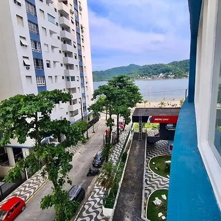 Apartamento Sao Vicente De Frente Para Praia Exterior photo