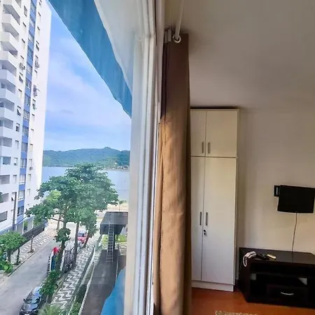 Apartamento Sao Vicente De Frente Para Praia Exterior photo