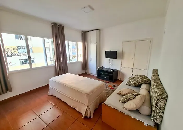 Apartamento Sao Vicente De Frente Para Praia