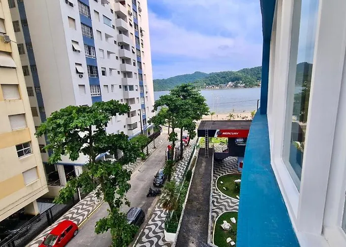Apartamento Sao Vicente De Frente Para Praia